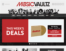 Tablet Screenshot of musicvaultz.com